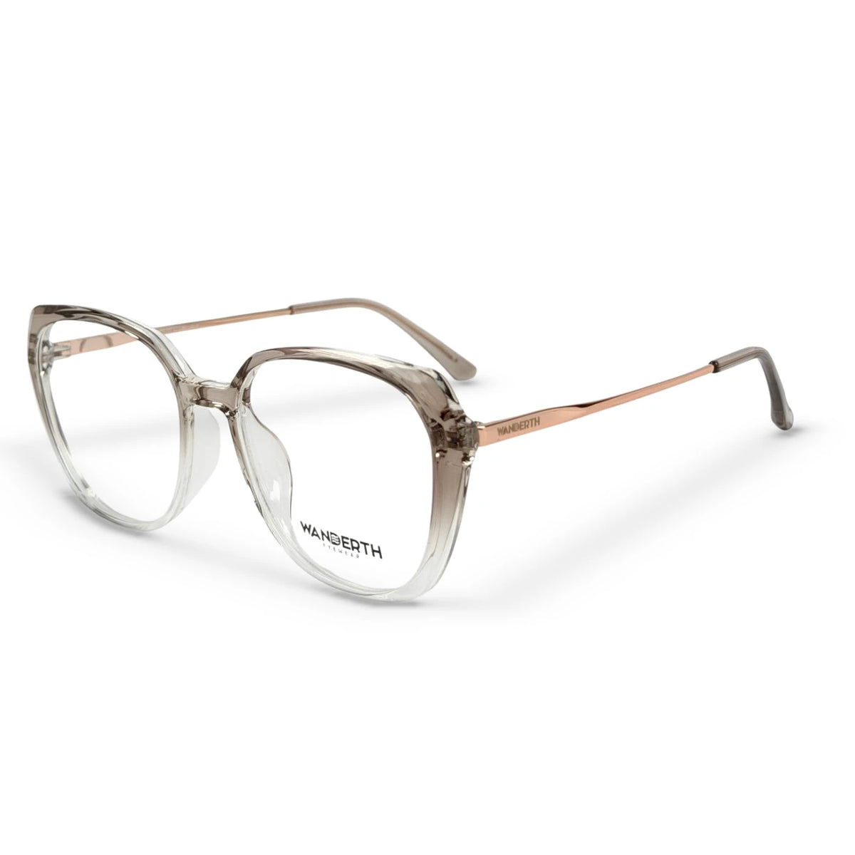 Montura Acetato y TR90 H00286 - Café · Transparente · Dorado