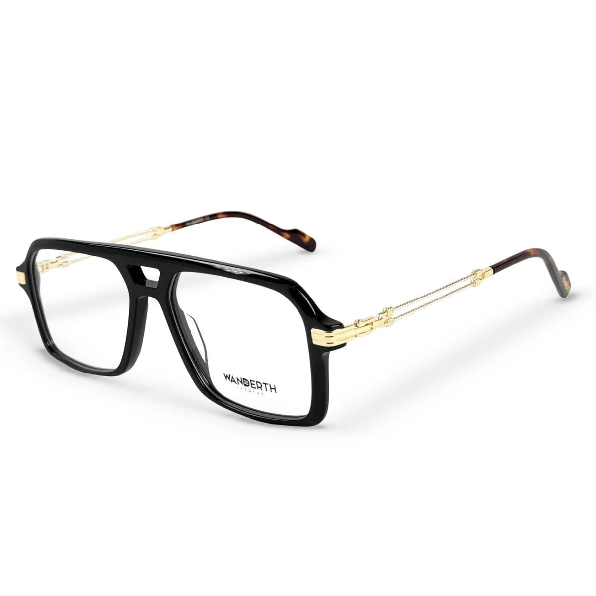 Montura Acetato y TR90 2688 - Negro · Transparente · Dorado