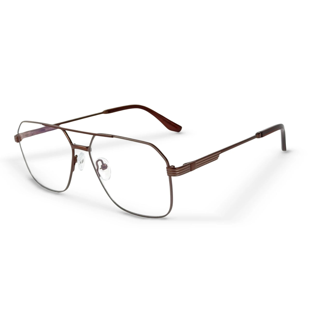 Montura Metálica 91399 - Café · Transparente · Café