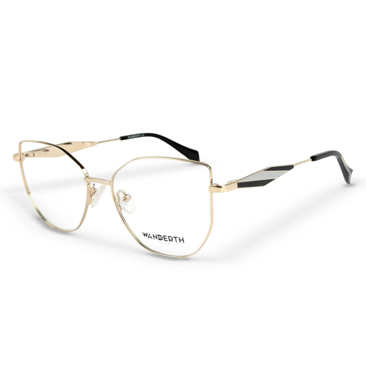 Montura Metálica D3635 - Dorado · Transparente · Negro