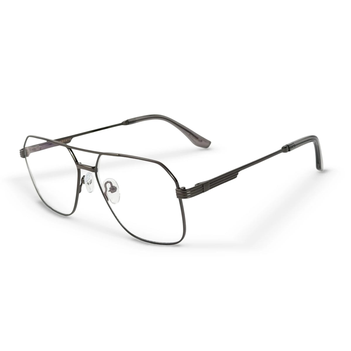 Montura Metálica 91399 - Gris · Transparente · Gris
