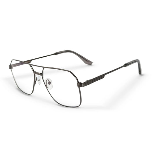 Montura Metálica 91399 - Gris · Transparente · Gris