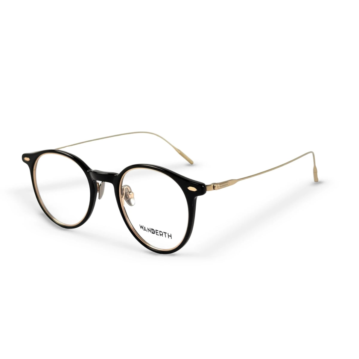 Montura Acetato y TR90 1070 - Negro · Transparente · Plata