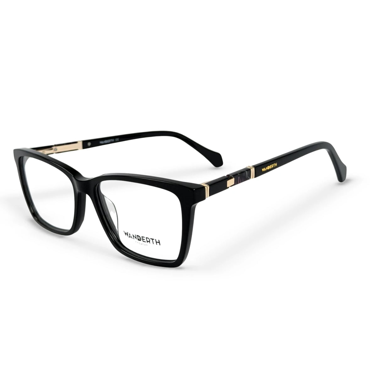 Montura Acetato y TR90 MS8377B - Negro · Transparente · Negro
