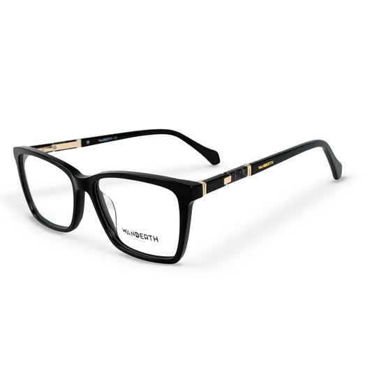 Montura Acetato y TR90 MS8377B - Negro · Transparente · Negro