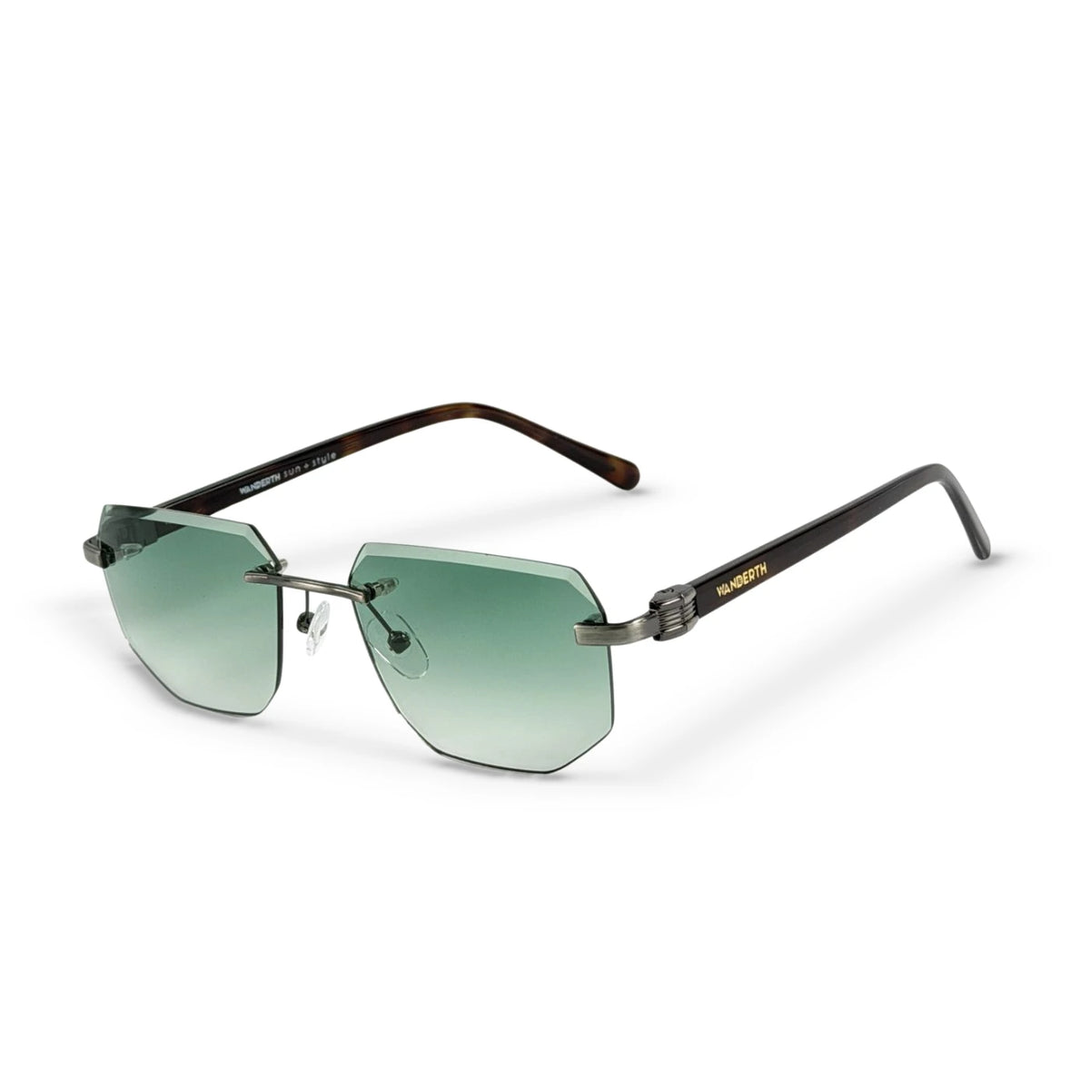 Gafa de Sol 3075 - Plata · Verde · Negro