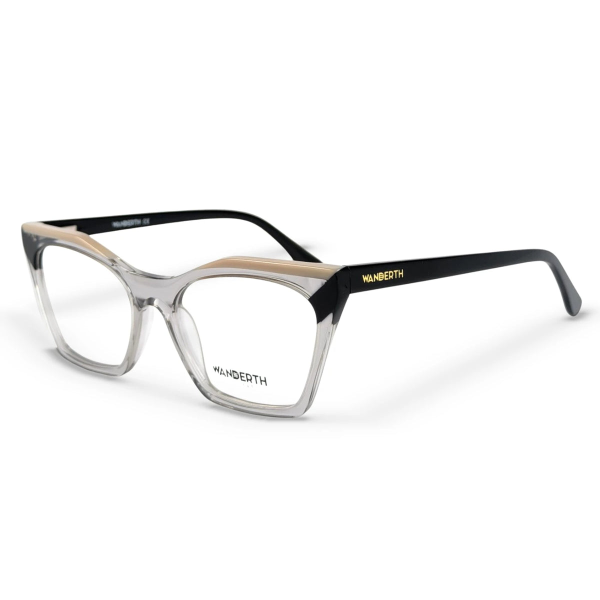 Montura Acetato y TR90 MG6508A - Gris · Transparente · Negro