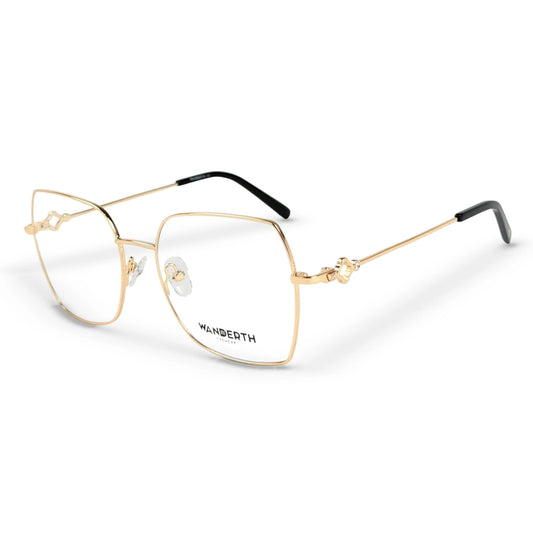 Montura Metálica 47 - Dorado · Transparente · Dorado
