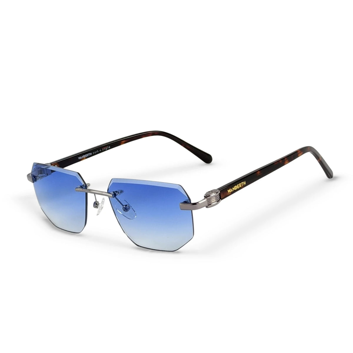 Gafa de Sol 3075 - Plata · Azul · Animal print