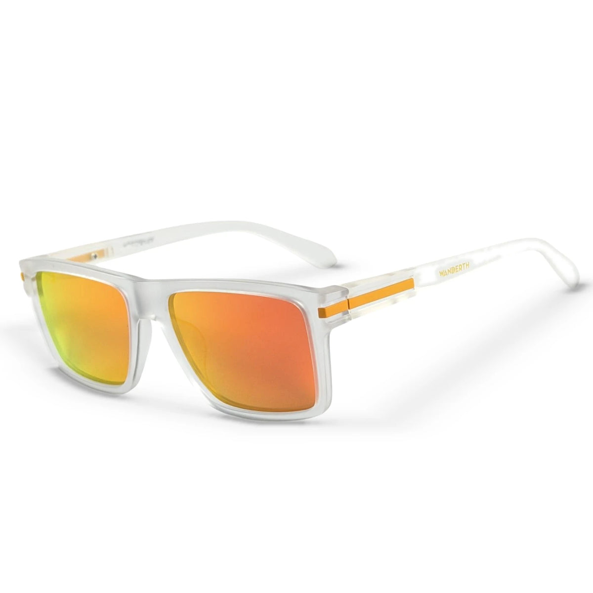Gafa de Sol TR7554 - Blanco · Espejo Rojo · Blanco