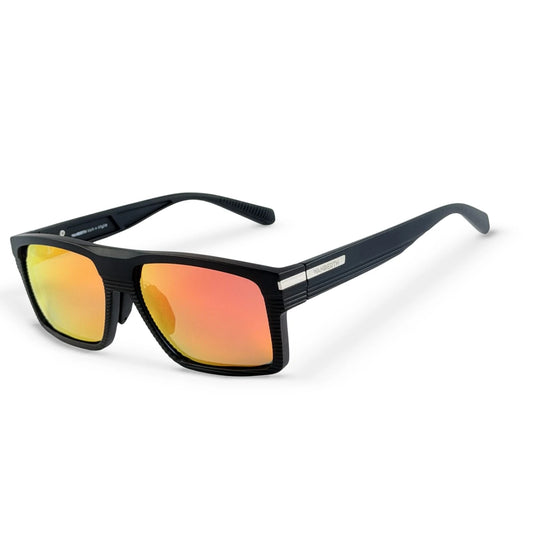 Gafa de Sol TR7523 - Negro · Espejo Naranja · Negro
