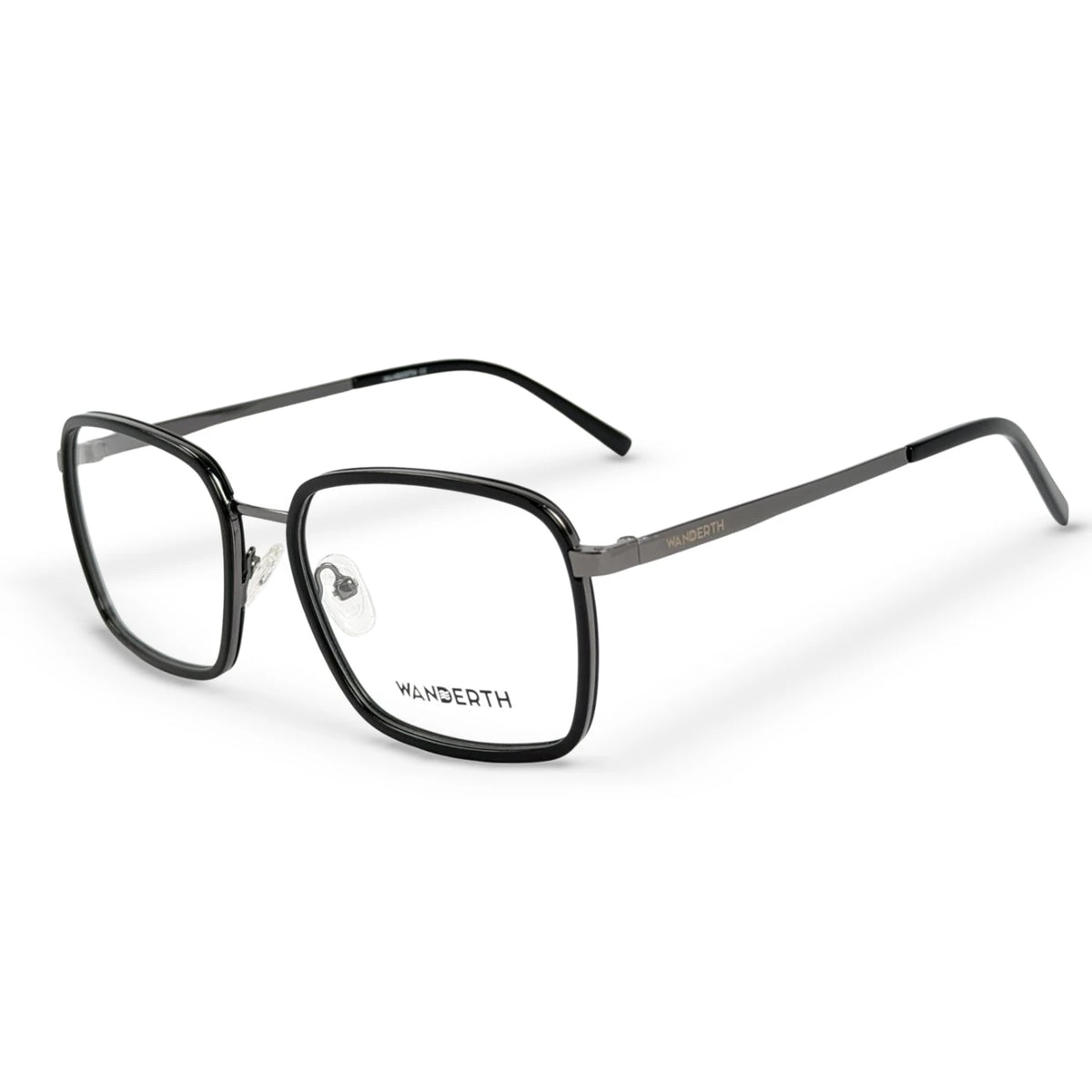 Montura Metálica 4383 - Negro · Transparente · Pavonado