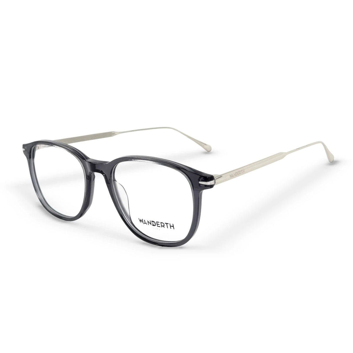 Montura Acetato y TR90 2841 - Gris · Transparente · Blanco