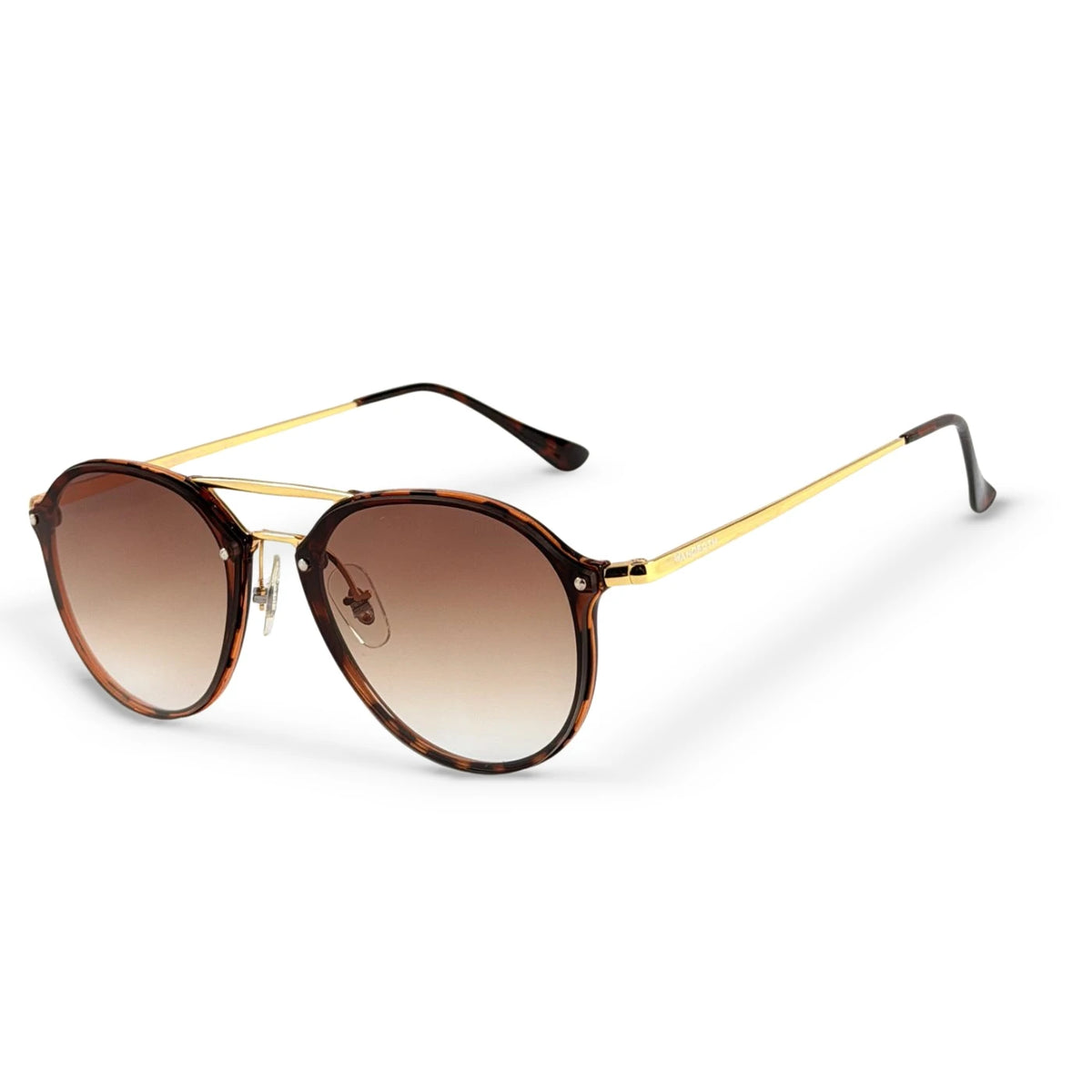 Gafa de Sol WA1003 - Animal Print · Café · Dorado