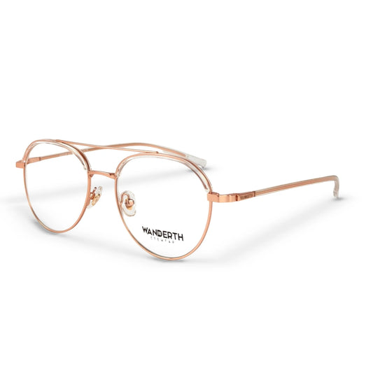 Montura Metálica M2209 - Dorado · Transparente · Dorado
