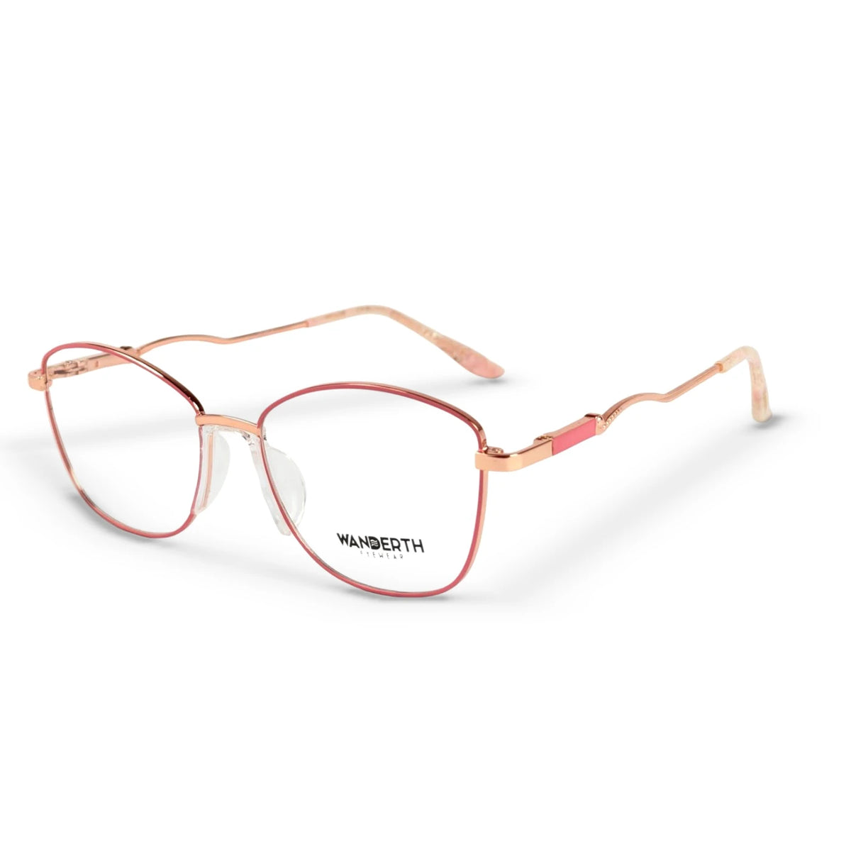 Montura Metálica YM7709 - Rosa · Transparente · Rosa