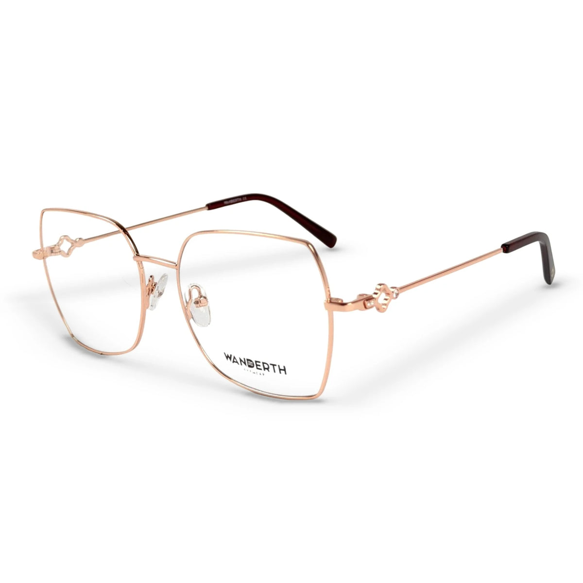 Montura Metálica 47 - Rosa · Transparente · Rosa