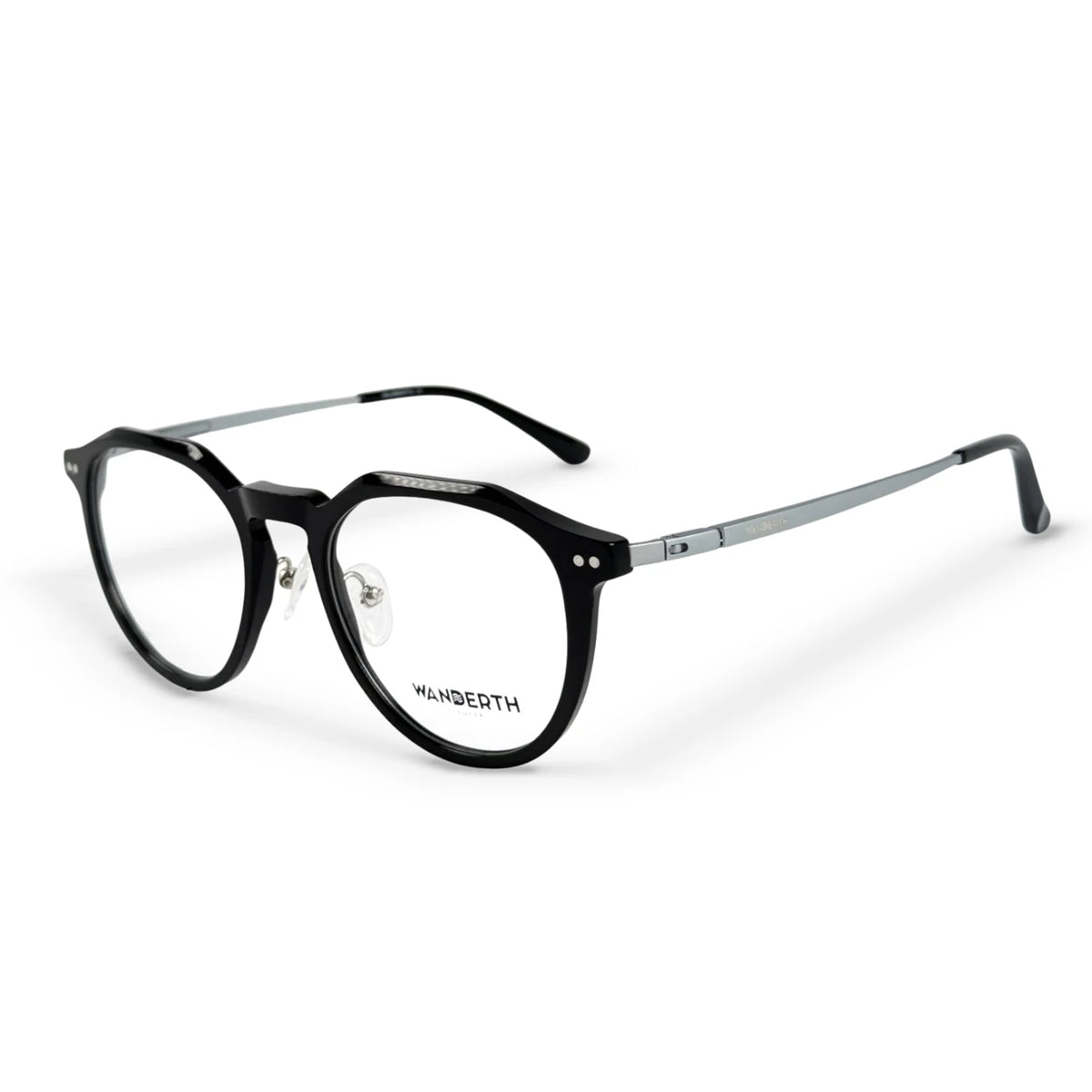 Montura Acetato y TR90 AT211 - Negro · Transparente · Plata