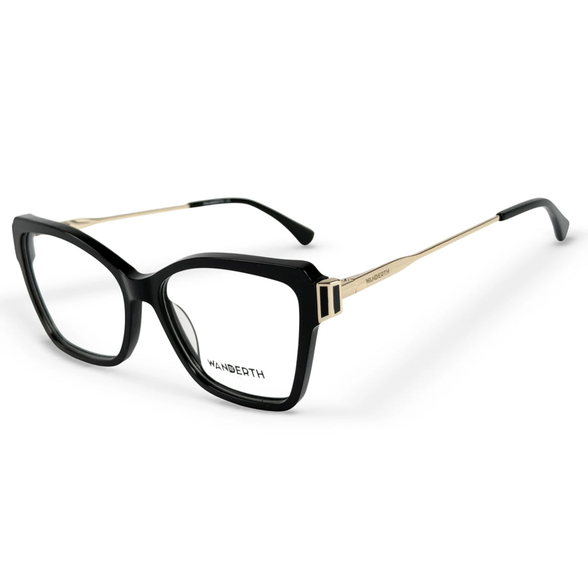 Montura Acetato y TR90 G8241 - Negro · Transparente · Dorado
