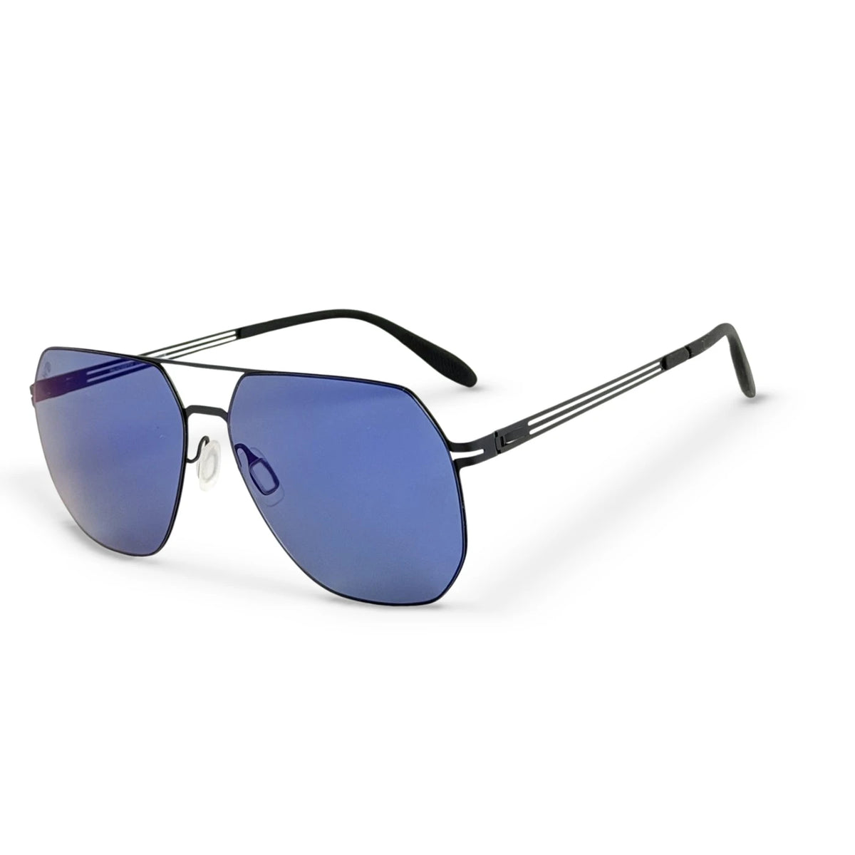 Gafa de Sol 5007 - Negro · Azul · Plata