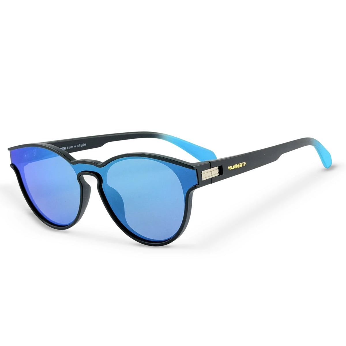 Gafa de Sol TR7545 - Negro · Espejo Azul · Azul