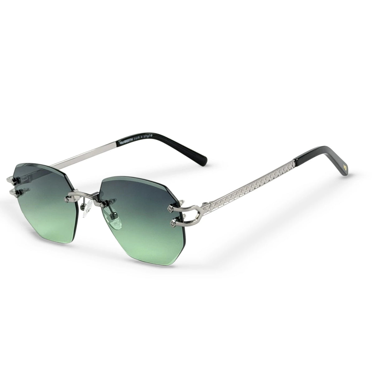 Gafa de Sol 3073 - Plata · Verde · Plata