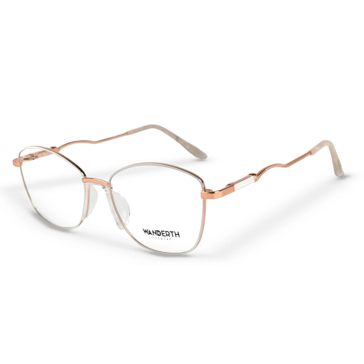 Montura Metálica YM7709 - Plata · Transparente · Plata