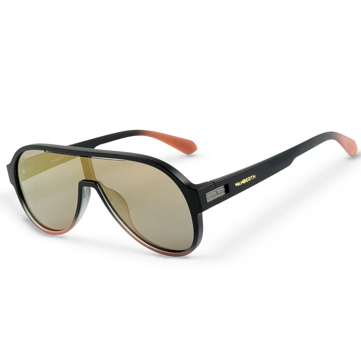 Gafa de Sol TR7546 - Negro · Espejo Amarillo · Negro